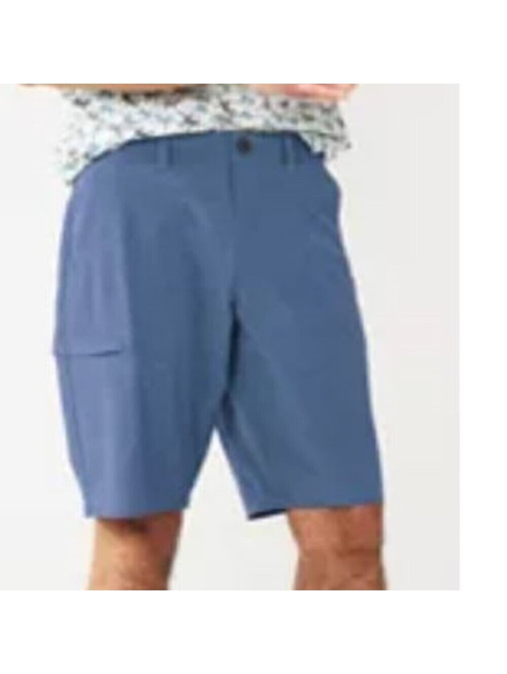 Sonoma Shorts 29 Mens Slate Blue Cargo 10" Inseam Stretch Regular Fit